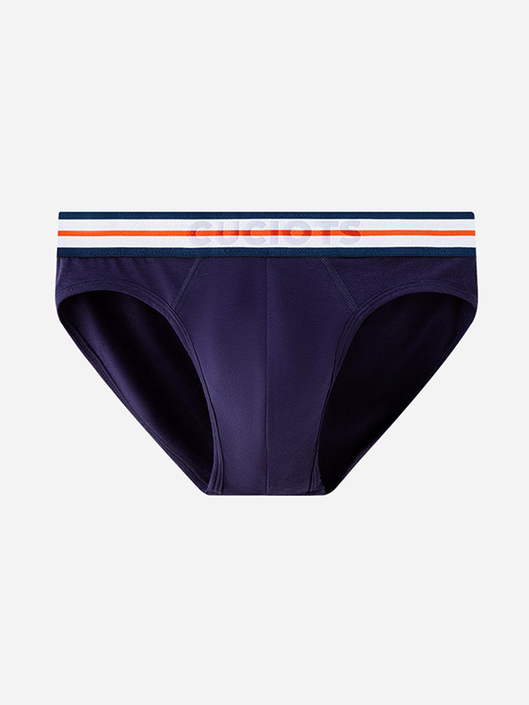 Orlvs-underwear-2 Pack Men's U-Pouch Breathable Solid Antibacterial Modal Briefs-gay-underwear