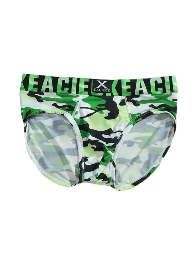 Orlvs-underwear-4 Pack Men's U-Pouch Breathable Ice Silk Print Athletic Briefs-gay-underwear
