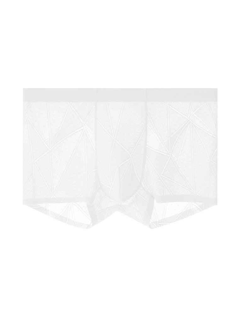 Orlvs-underwear-3 Pack Men's Ice Silk 3D Large Pouch Lace Jacquard Ultra Thin Trunks-gay-underwear