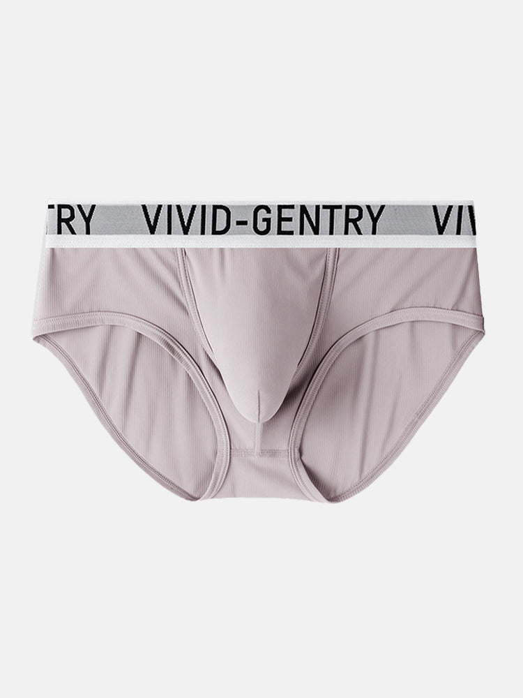 ORLVS Men's 3-Pack Mesh Pouch Briefs with Molded Design