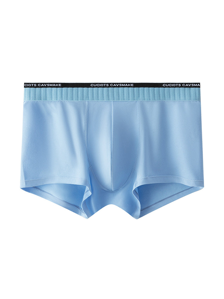 ORLVS Men's 2-Pack Cotton Pouch Trunks with Large Pouch Design