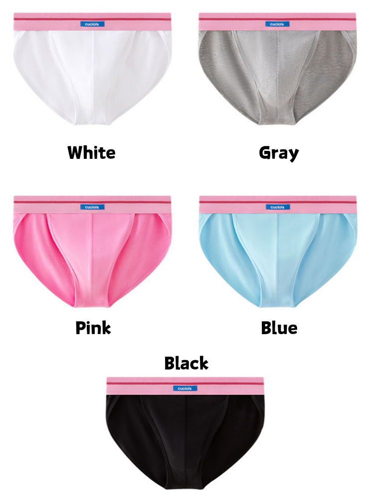Orlvs-underwear-2 Pack Men's High Cut Cotton Breathable Large Pouch Briefs-gay-underwear