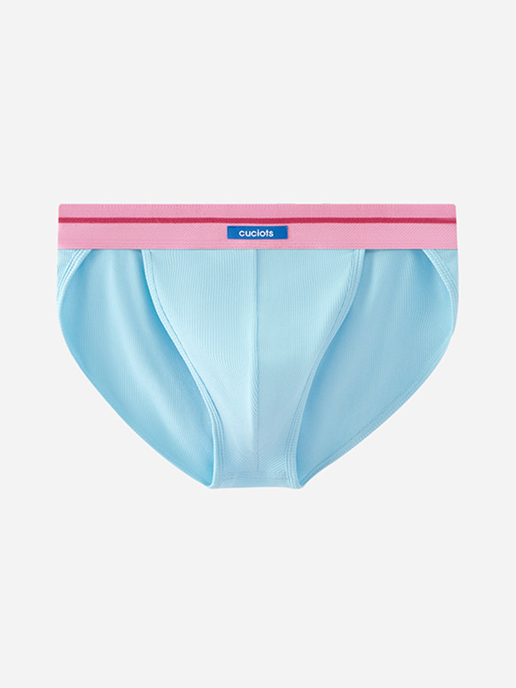 Orlvs-underwear-2 Pack Men's High Cut Cotton Breathable Large Pouch Briefs-gay-underwear