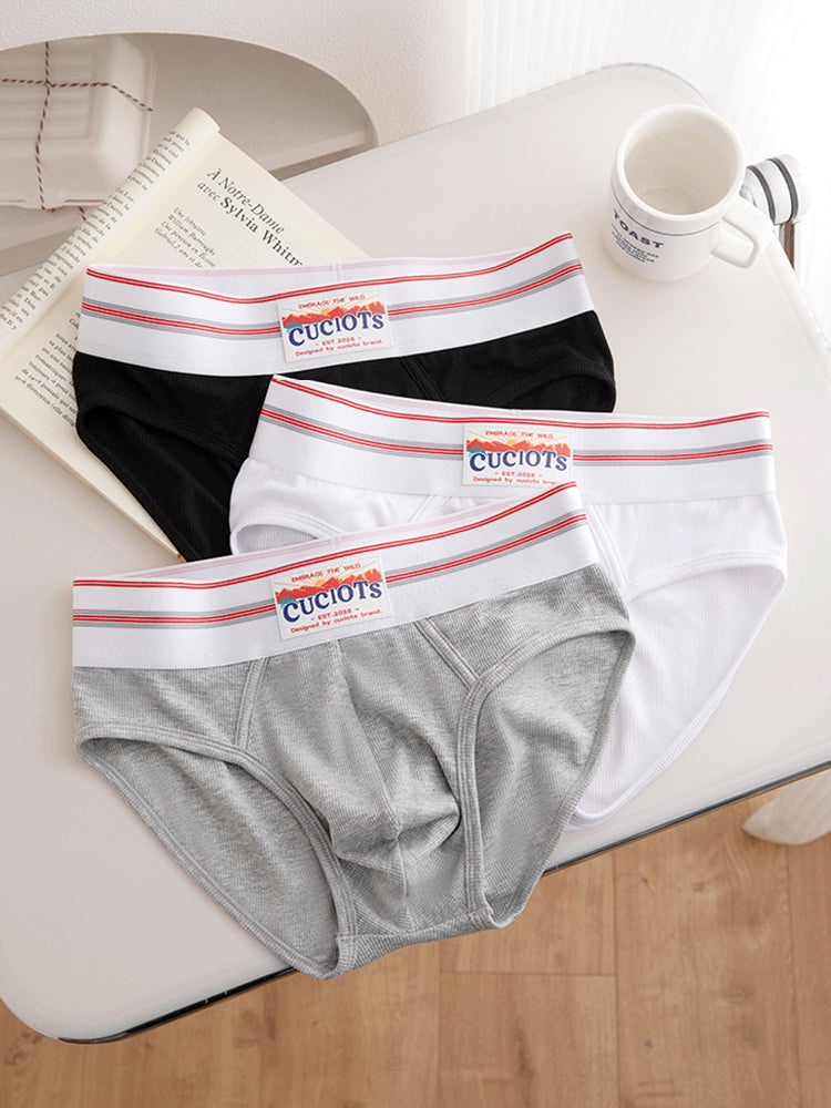 Orlvs-underwear-2 Pack Men's Modal U-Pouch Anti-Cling Breathable Quick Dry Briefs-gay-underwear