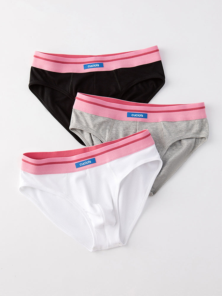 Orlvs-underwear-2 Pack Men's U-Pouch Modal Support Breathable Briefs-gay-underwear