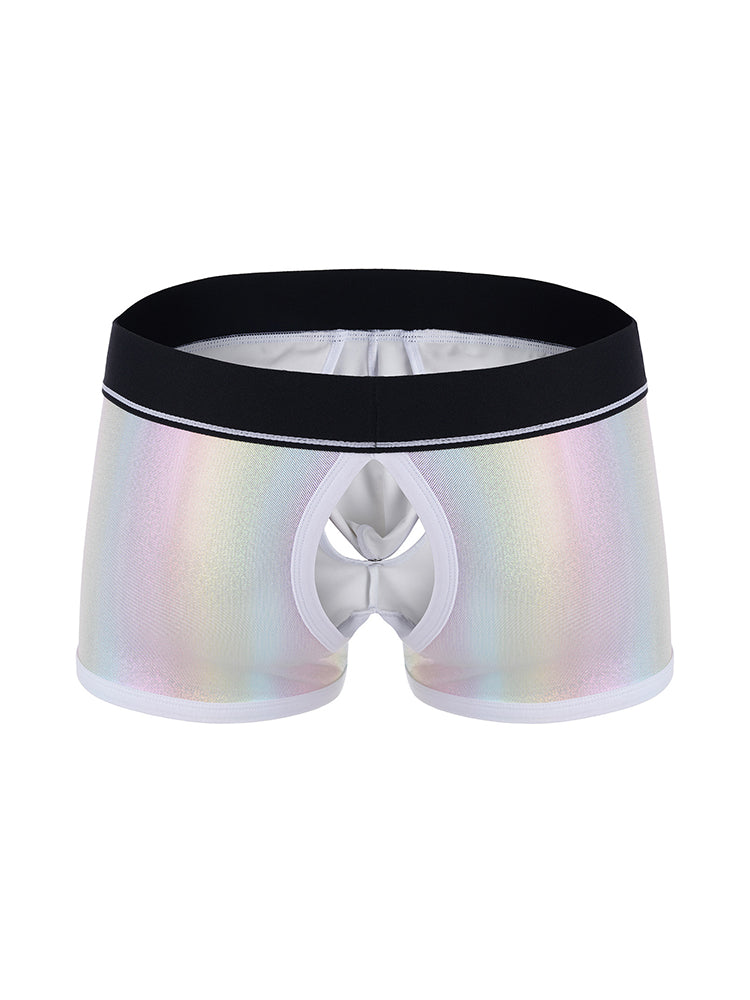 Orlvs-underwear-2 Pack Men's Front & Back Open 3D Pouch Trunks-gay-underwear