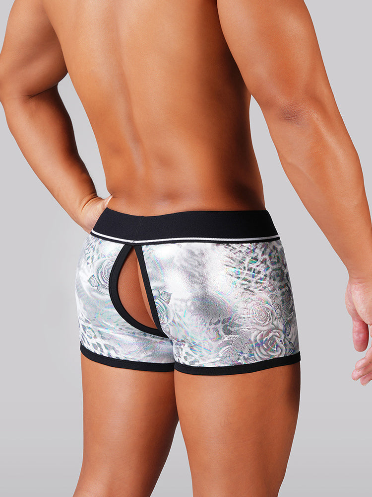 Orlvs-underwear-2 Pack Men's Front & Back Open 3D Pouch Trunks-gay-underwear