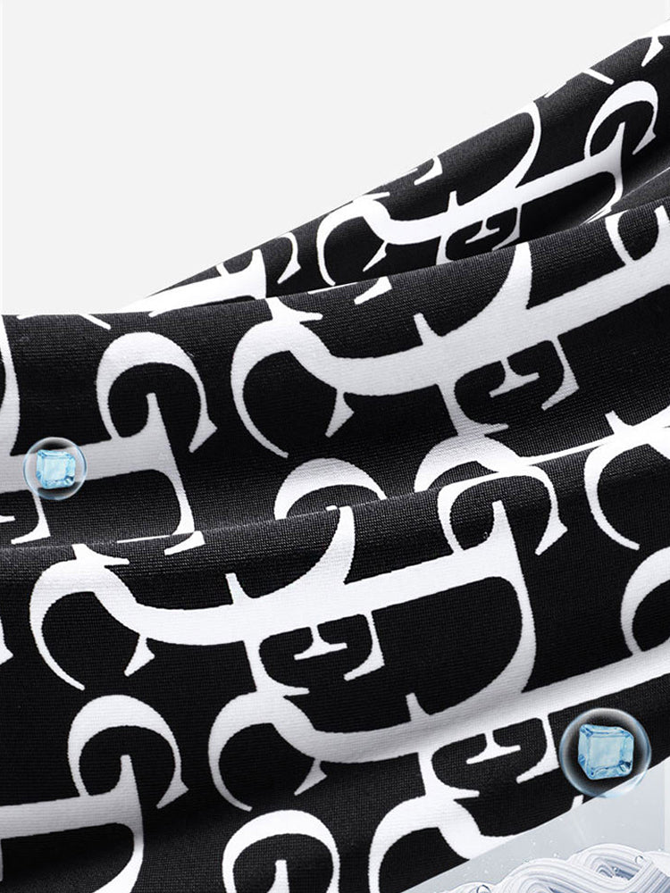 Orlvs-underwear-4 Pack Men's Print Ice Silk Cool Fashion Eye-Catching Briefs-gay-underwear