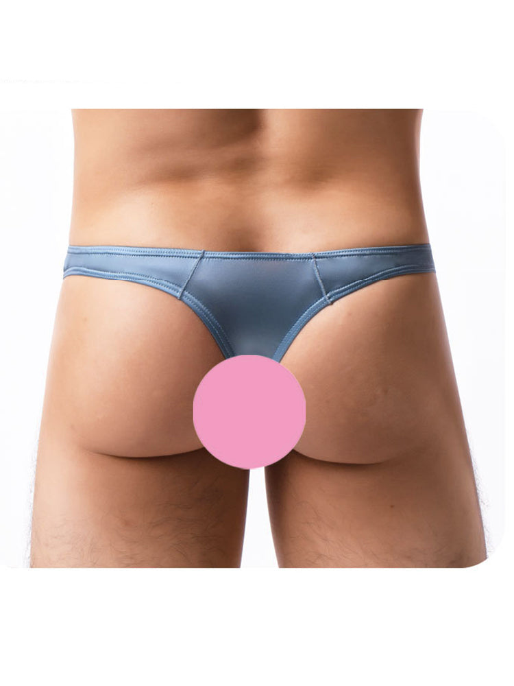 Orlvs-underwear-4 Pack Men's 3D Pouch Satin Ice Silk Ultra Thin Butt Lift Thongs-gay-underwear