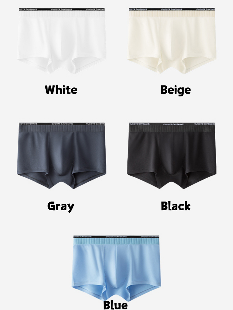 ORLVS Men's 2-Pack Cotton Pouch Trunks with Large Pouch Design