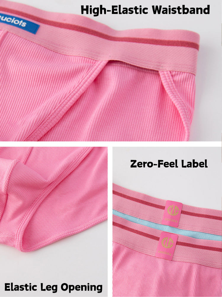 Orlvs-underwear-2 Pack Men's High Cut Cotton Breathable Large Pouch Briefs-gay-underwear
