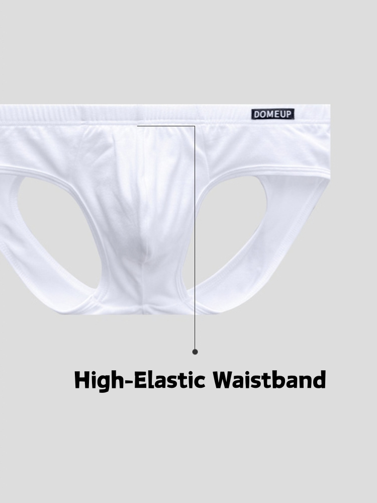ORLVS Men's 2-Pack Pouch Jockstraps with U-Pouch and Hollow Side Cutouts