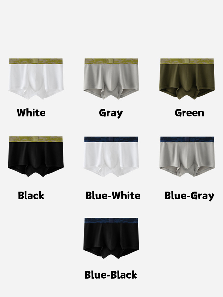 Orlvs-underwear-3 Pack Men's Modal 7A Antibacterial Moisture Wicking Quick Dry U-Pouch Trunks-gay-underwear