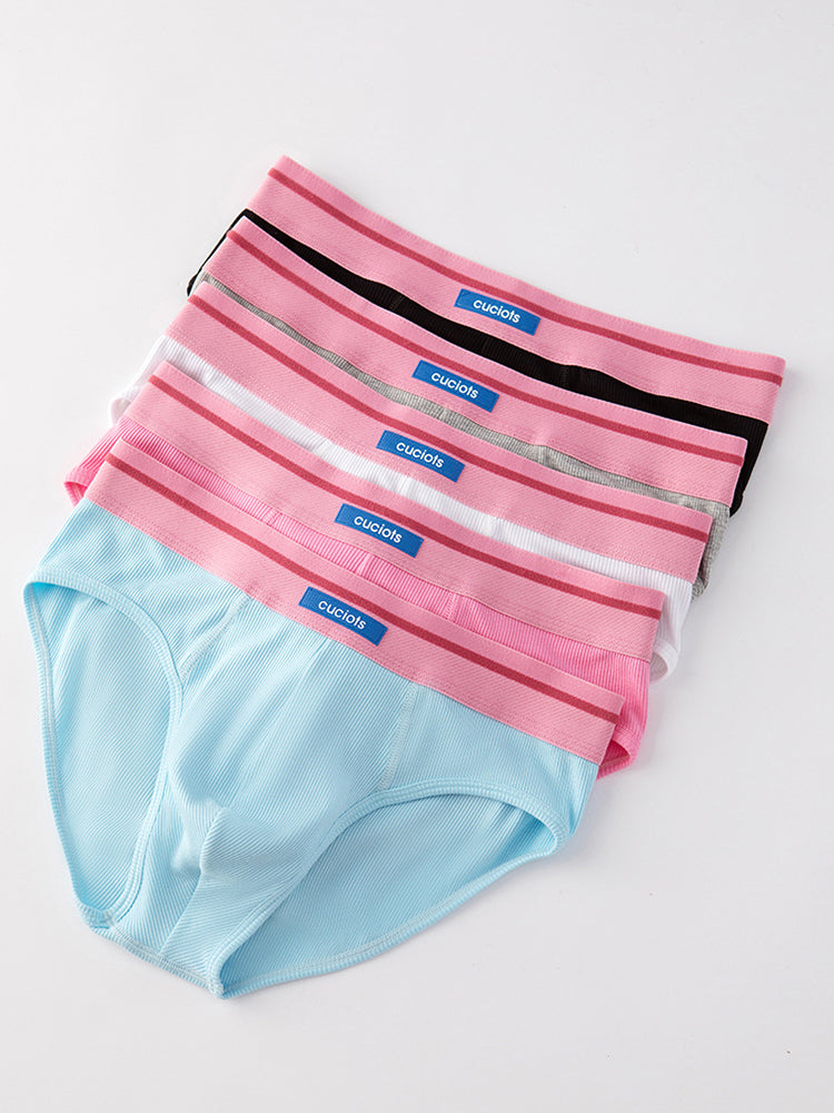 Orlvs-underwear-2 Pack Men's U-Pouch Modal Support Breathable Briefs-gay-underwear