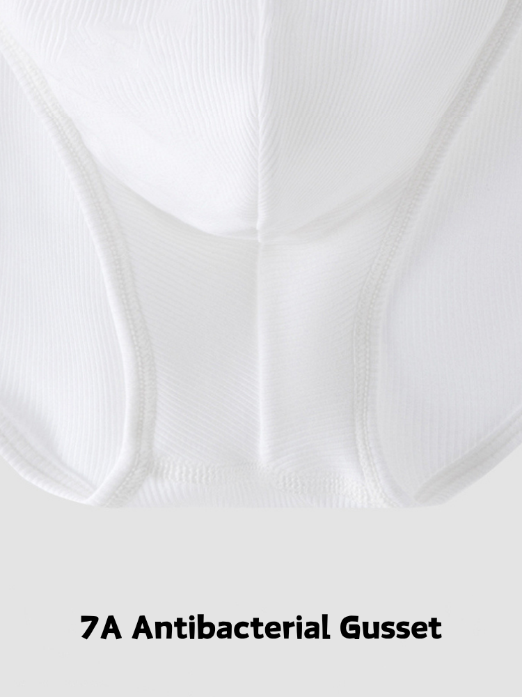 ORLVS Men's 2-Pack High Cut Cotton Briefs with 3D Pouch