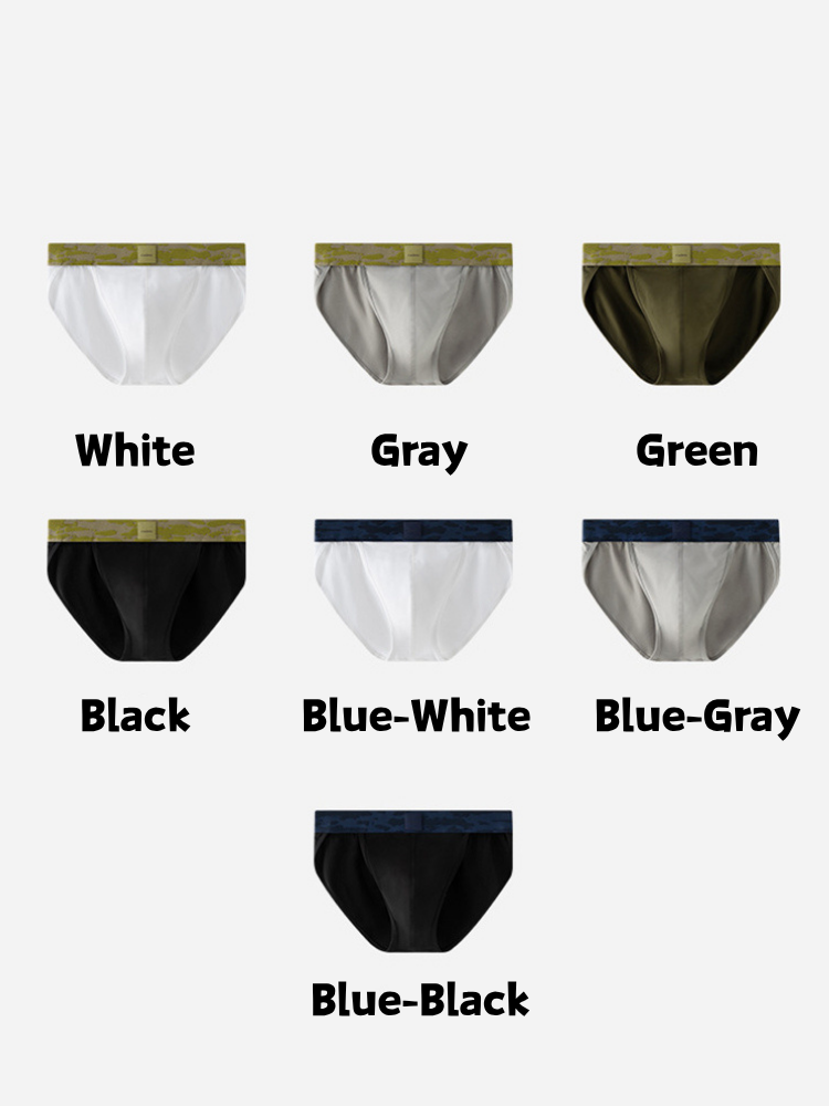 Orlvs-underwear-3 Pack Men's Modal Breathable Double Pouch High Cut Briefs-gay-underwear