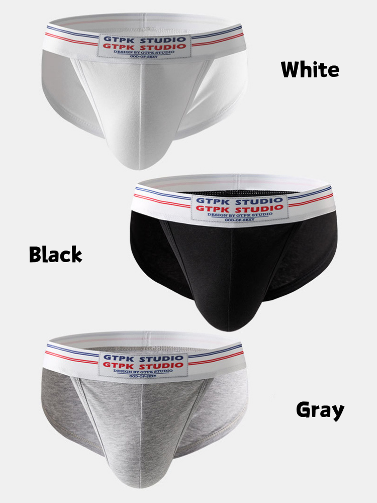 ORLVS Men's 3-Pack Mesh Pouch Briefs with Wide Waistband
