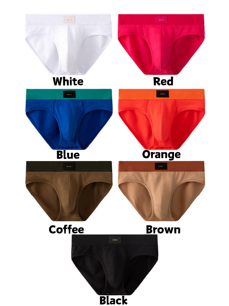 Orlvs-underwear-3 Pack Men's 7A Antibacterial Large Pouch Breathable Briefs-gay-underwear