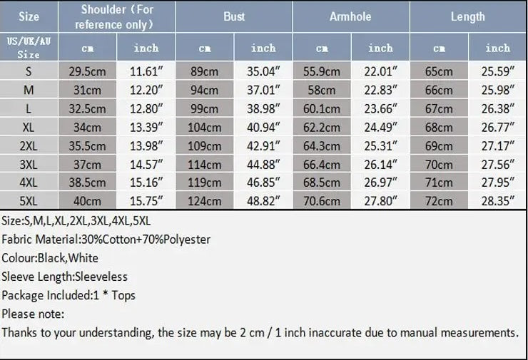 size chart of The Chic Tank Slim Fit - ORLVS.com - gay men's gym tank tops. mesh tank tops and activewear