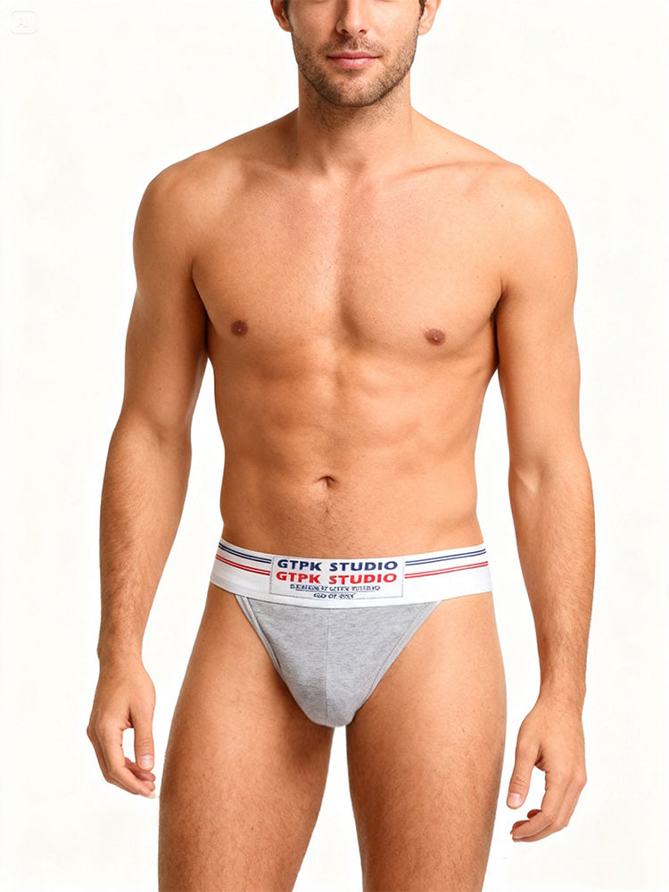 ORLVS Men's 3-Pack Mesh Pouch Briefs with Wide Waistband