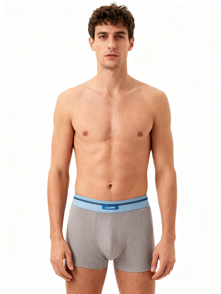 Orlvs-underwear-2 Pack Men's 3D Support Pouch Cotton Breathable Trunks-gay-underwear