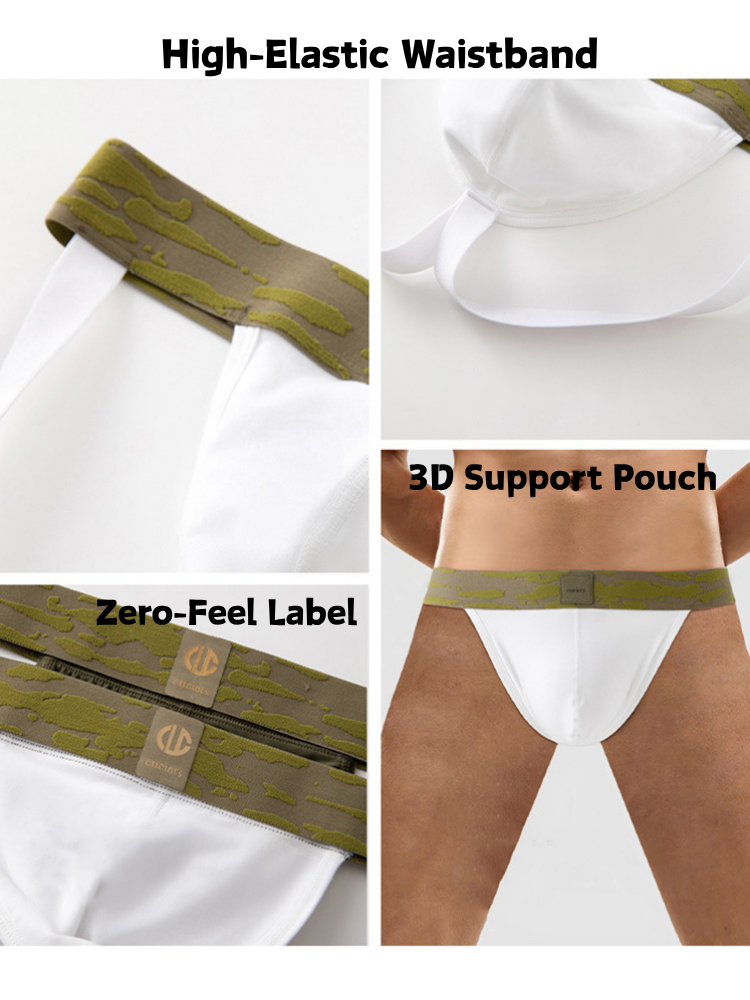 Orlvs-underwear-3 Pack Men's 3D Large Pouch 7A Antibacterial Ultra Soft Jockstraps-gay-underwear