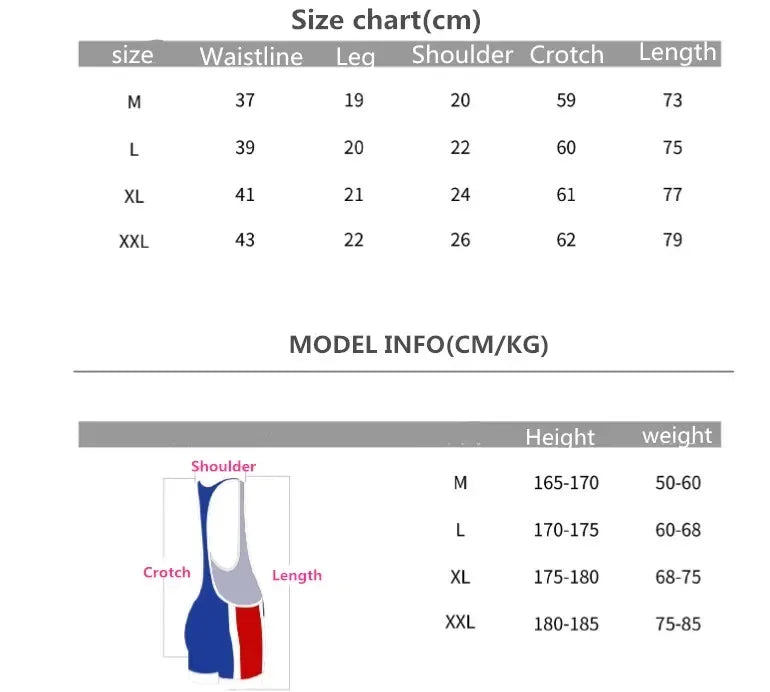 Size chart of The Commodore Nautical Zip Singlet – ORLVS.com – gay men's harness. lingerie and fetish wear