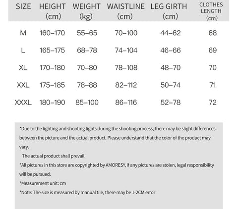 size chart of Glossy Bodybuilder Singlets
