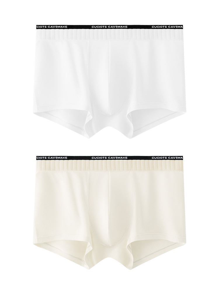 ORLVS Men's 2-Pack Cotton Pouch Trunks with Large Pouch Design