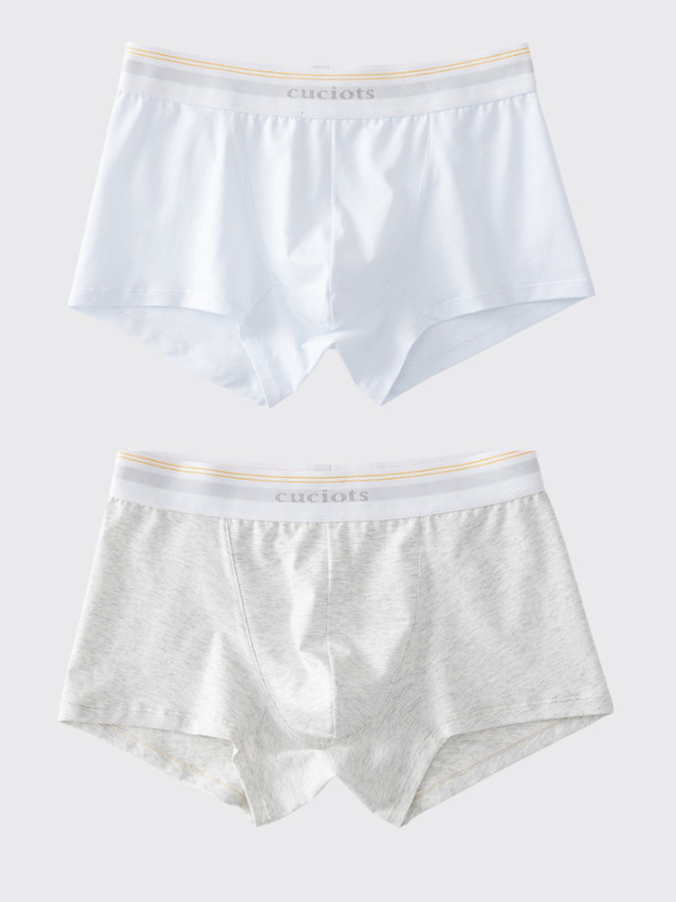 Orlvs-underwear-2 Pack Men's U-Pouch Cotton Moisture Wicking Trunks-gay-underwear