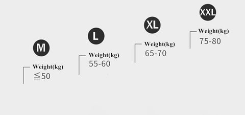 size chart of Reflective Gay Chest Harness: Sexy Clubwear and Party Gear