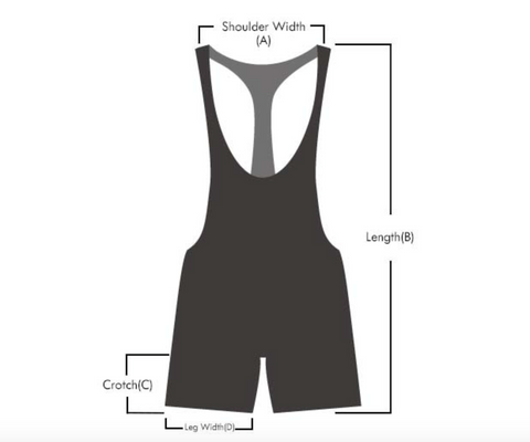 size chart of Racerback Calssic Athletic Singlet