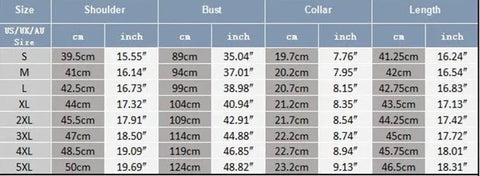 size chart of Men's Silver Sequin Crop Top - ORLVS.com - gay crop tops. gay casual clothes and gay clothes store