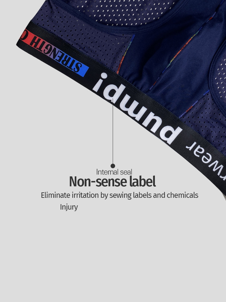 ORLVS UNDERWEARMen's Mesh Briefs With Colorful Spliced Lines| GAY UNDERWEAR