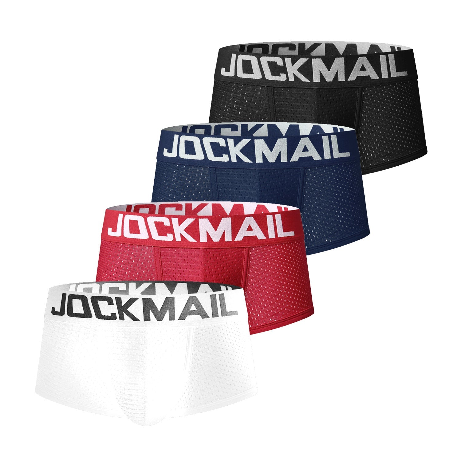 ORVLS Jockmail Mesh Boxer Briefs 4-Pack gay underwear-ORLVS UNDERWEAR