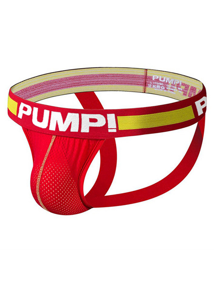 ORLVS UNDERWEARMen's Sexy Mesh Cotton Jockstraps| GAY UNDERWEAR