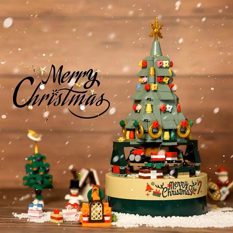 🎄DIY Christmas Tree Brick Music Box