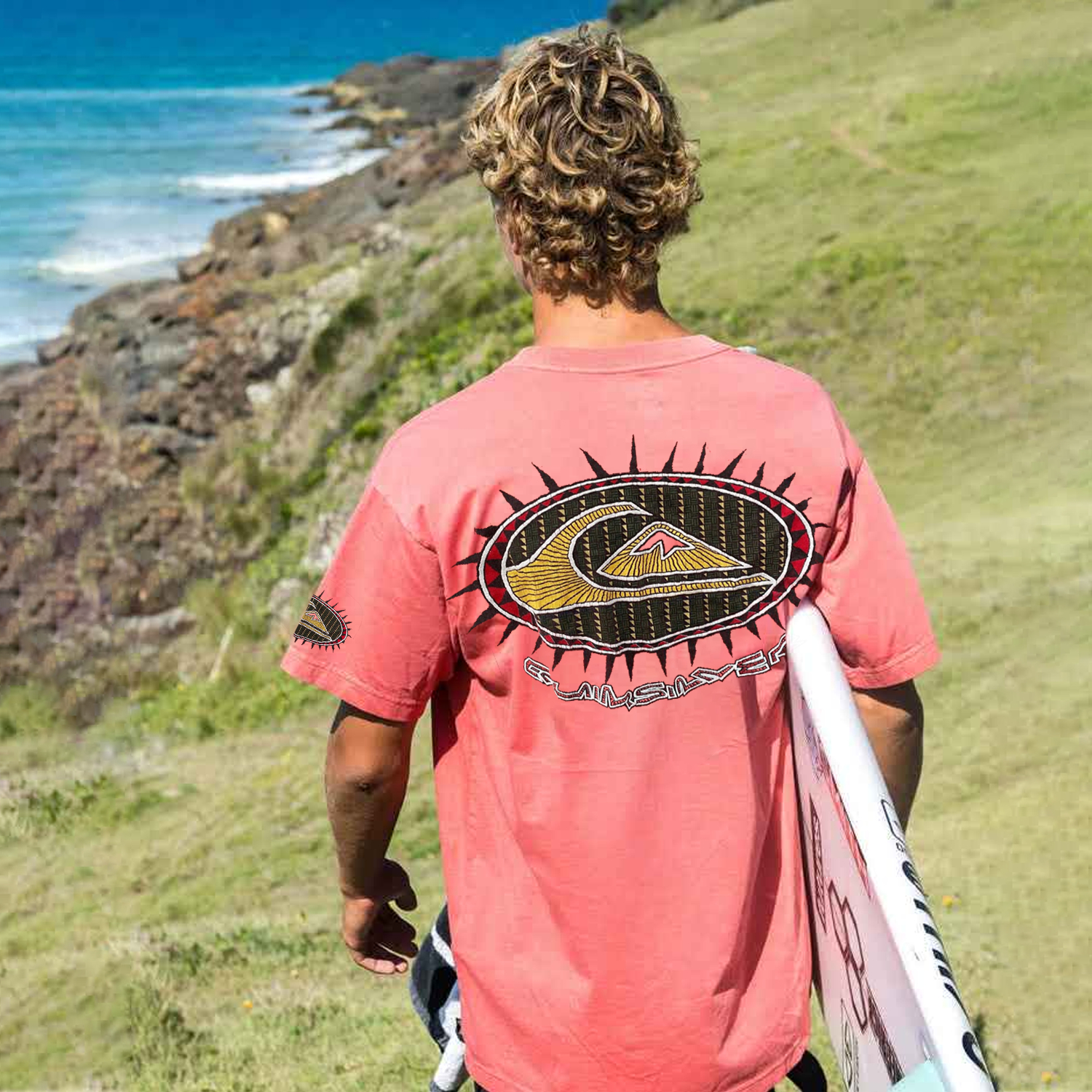 Men's Retro Quicksilver Surf T-Shirt