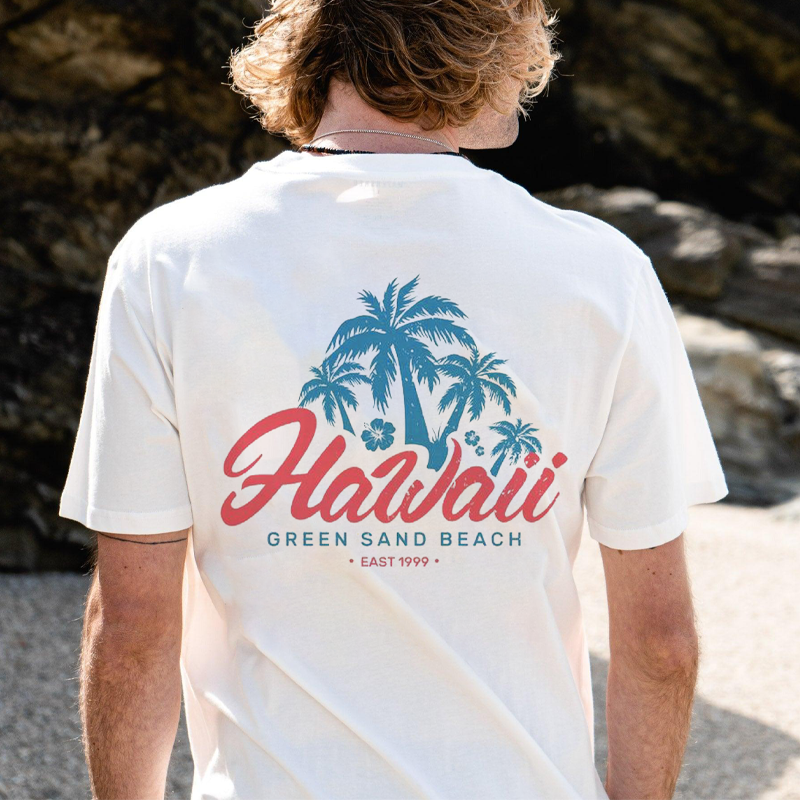 Beach Surf Holiday Graphic T-Shirt