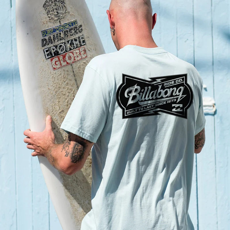 Men's Surf Beach Vacation Print Short Sleeve T-Shirt