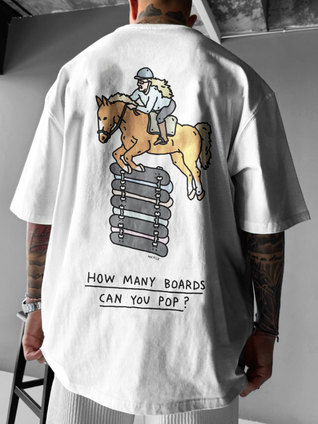 "How many boards can you pop?"T-shirt