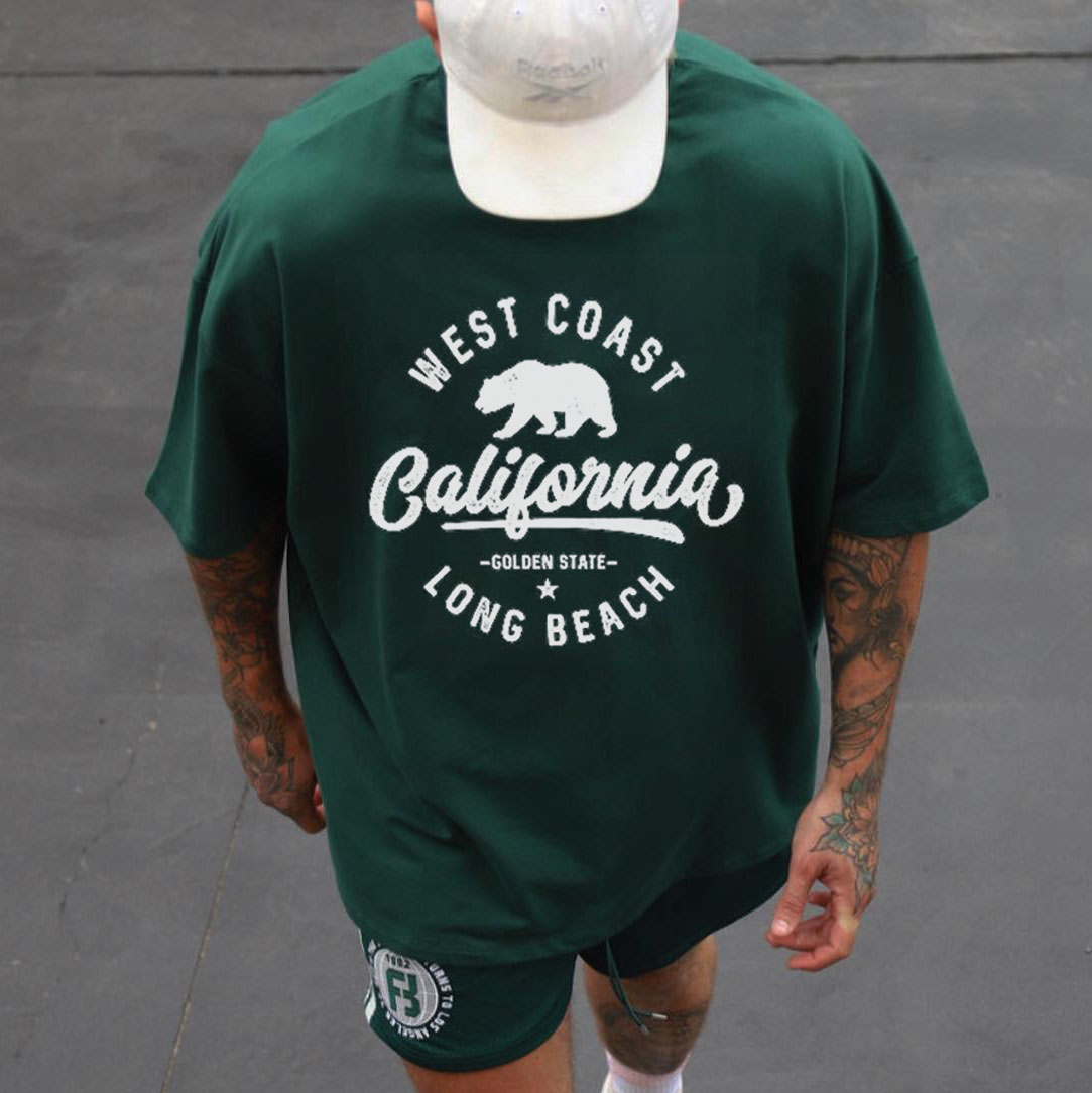 California Print Short Sleeve T-Shirt