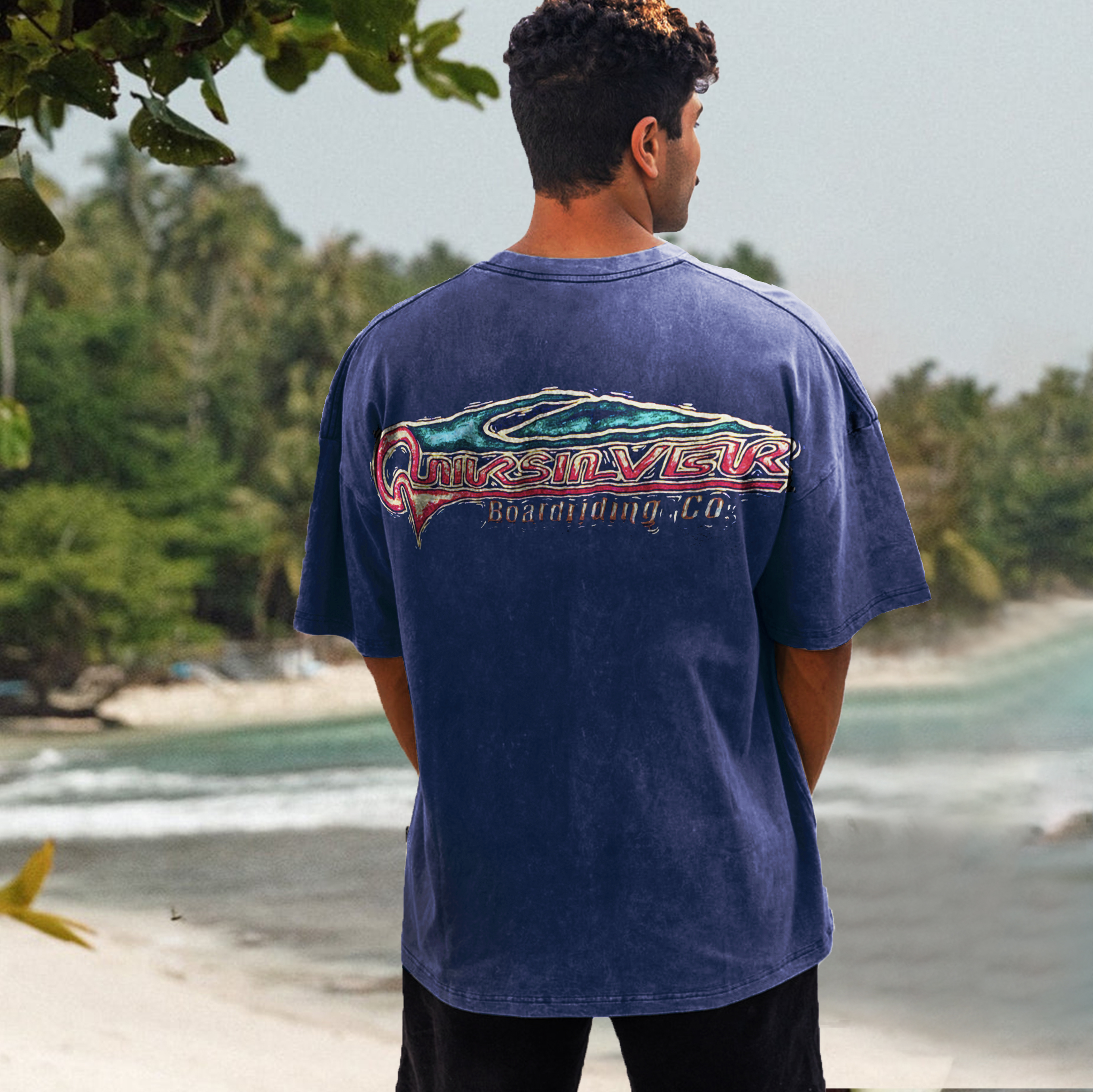 Unisex Vintage Surf Wear T-shirt