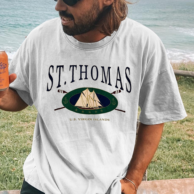 St. Thomas Island Printed T-shirt