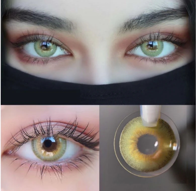 Lentes de contacto de color verde (10 Uds.)