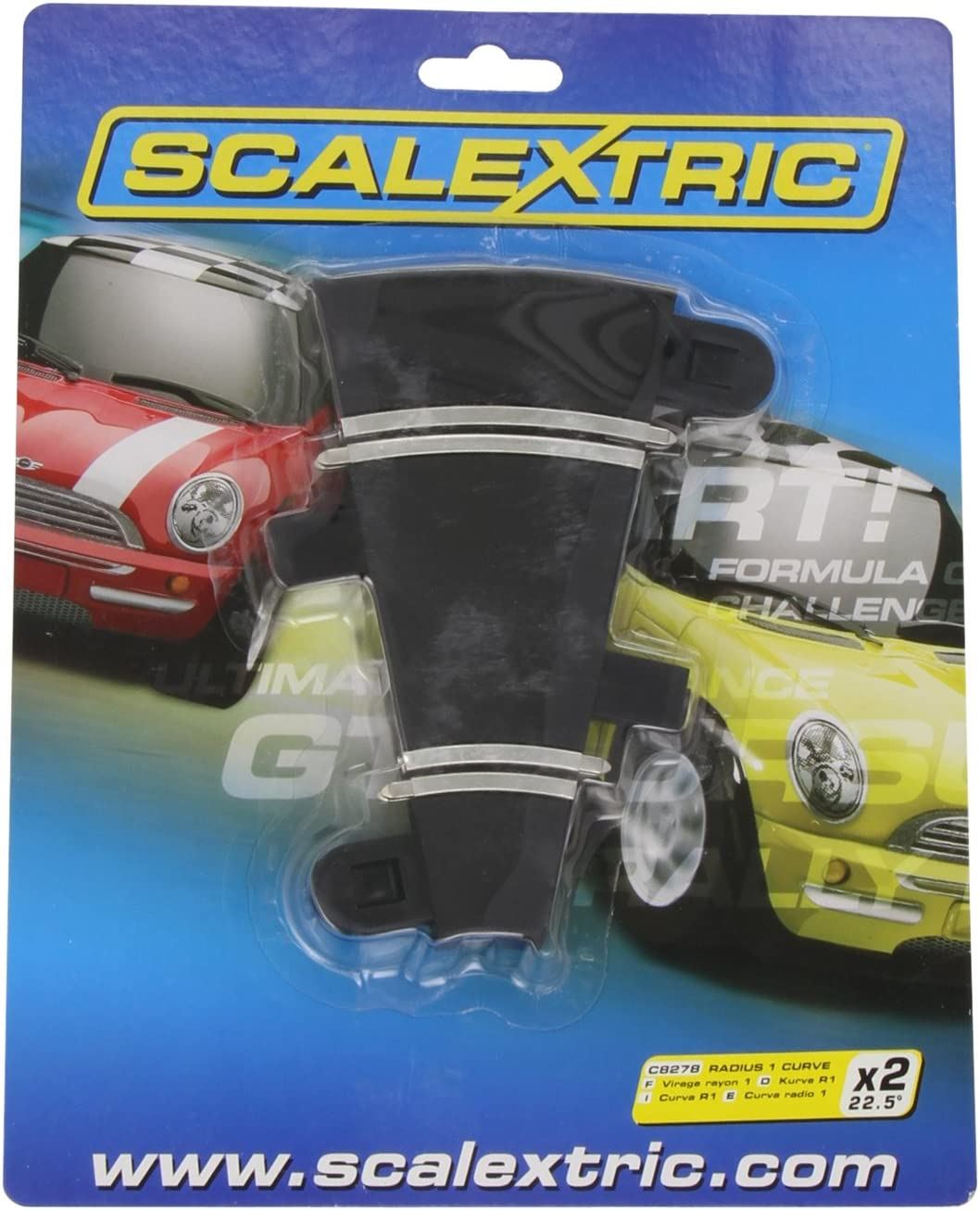 Scalextric R1 Curve Radius 1 Curve 22.5? (Set Of 2) Scalextric Accessory Pack | 365 Games UK