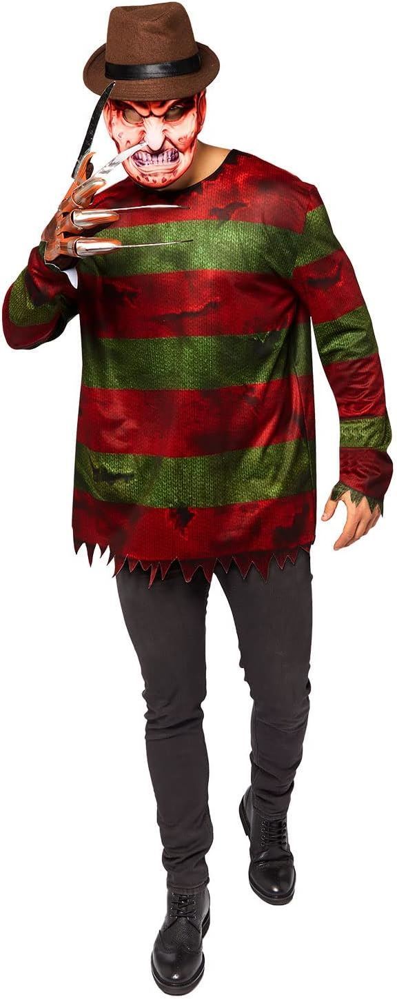Freddy Krueger Halloween Adult Costume - Size Large