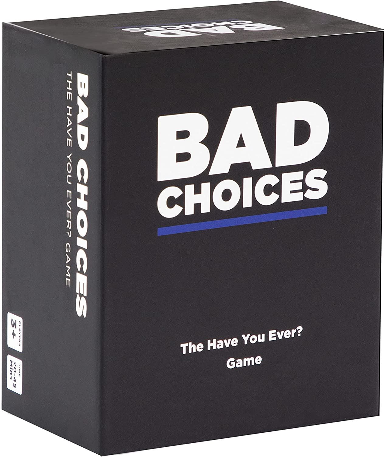 Bad Choices - The Have you ever? Party Game - 365games.co.uk