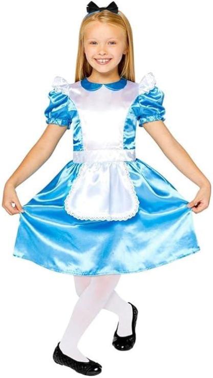 Classic Alice in Wonderland - Child Costume - Age 4-6 Years