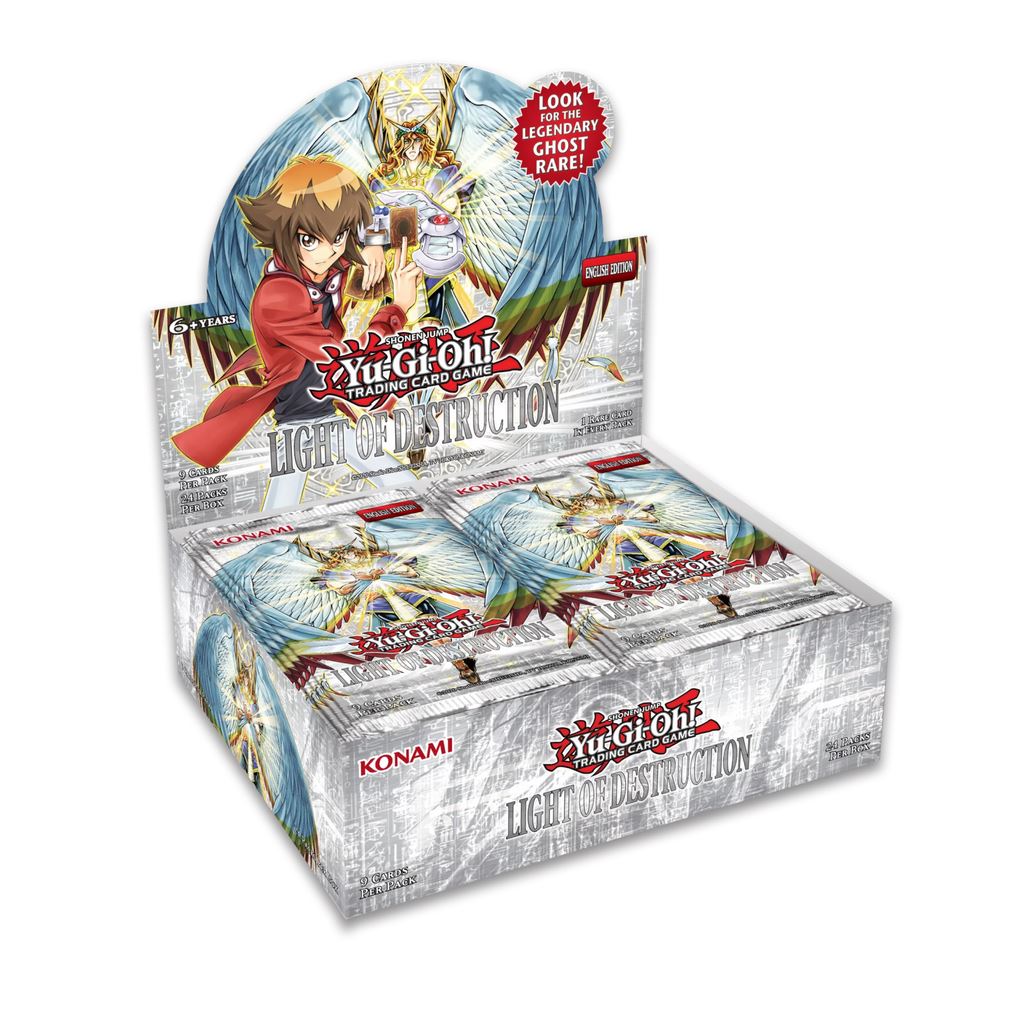 Yu-Gi-Oh! TCG Light Of Destruction Reprint Unlimited Edition Booster Box (24 Packs)